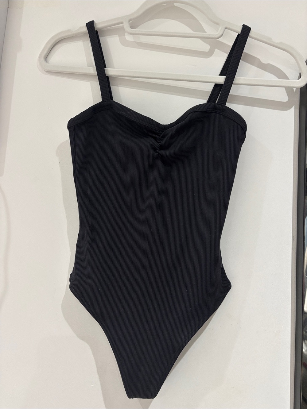 Wilfred Black Ribbed Kids One-Piece Bodysuit